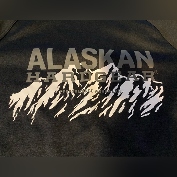Alaskan Hardgear Mens Pullover Size Extra Large Black Sweatshirt Outdoors - Picture 3 of 8
